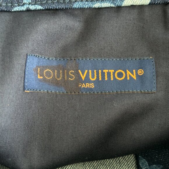 Louis Vuitton Blue Floral Monogram Jeans - Picture 3 of 8